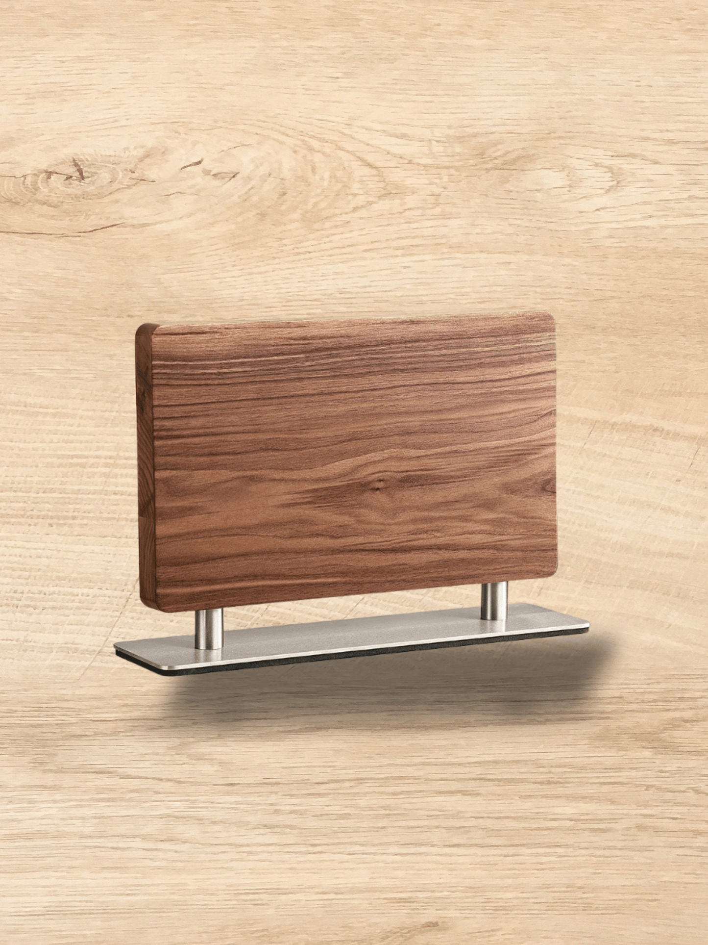Porte-couteau Aimanté en bois massif noyer 210x320 MM
