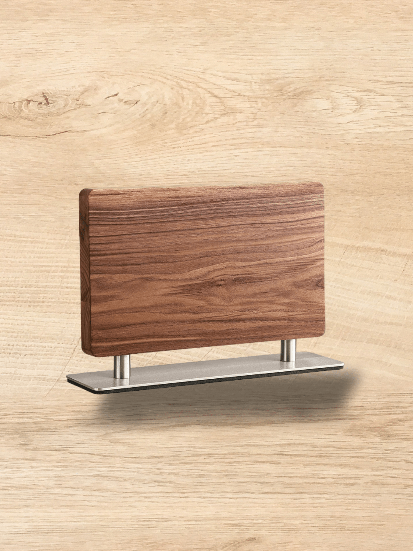 Porte-couteau Aimanté en bois massif noyer 210x320 MM