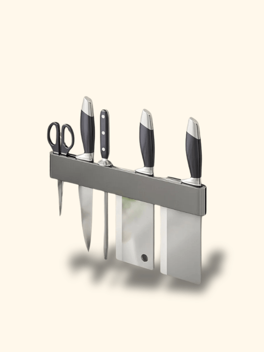 Rangement pour couteaux support mural Gris / 500mm