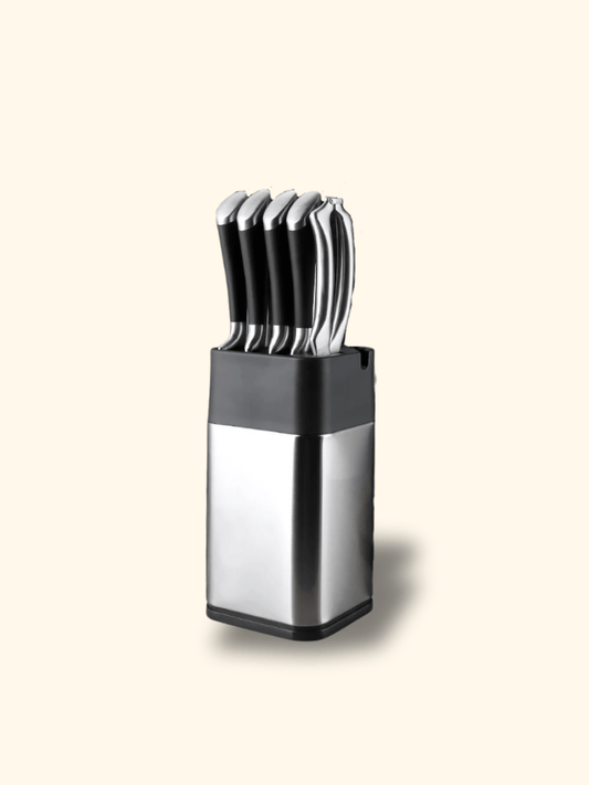 Rangement pour couteaux sur pied 1 à 10 couteaux  Argent